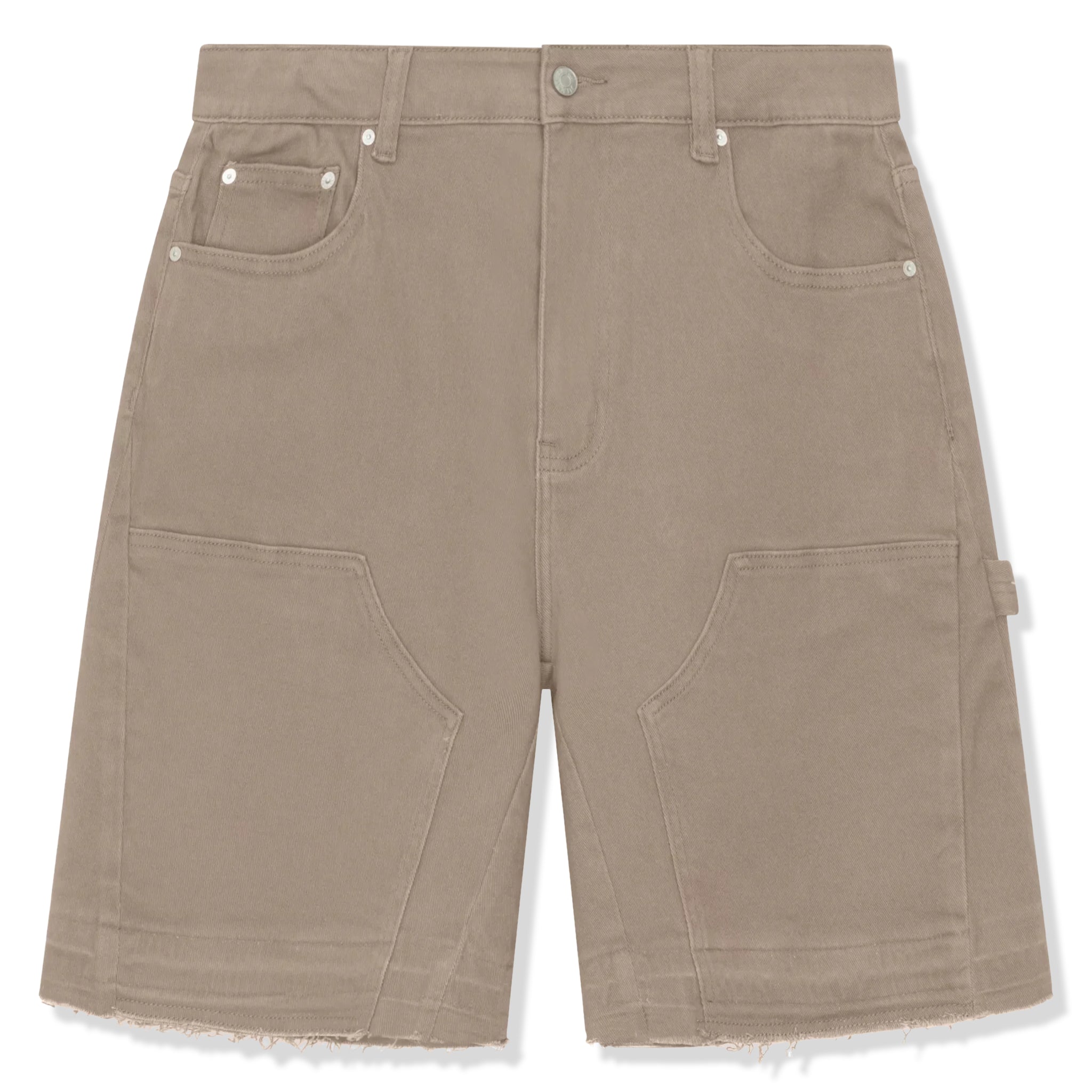 Front View of SIARR Rio Biege Shorts
